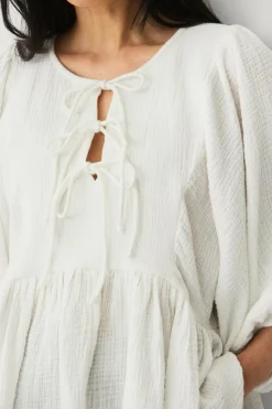 Ellos Collection Bluse i musselin