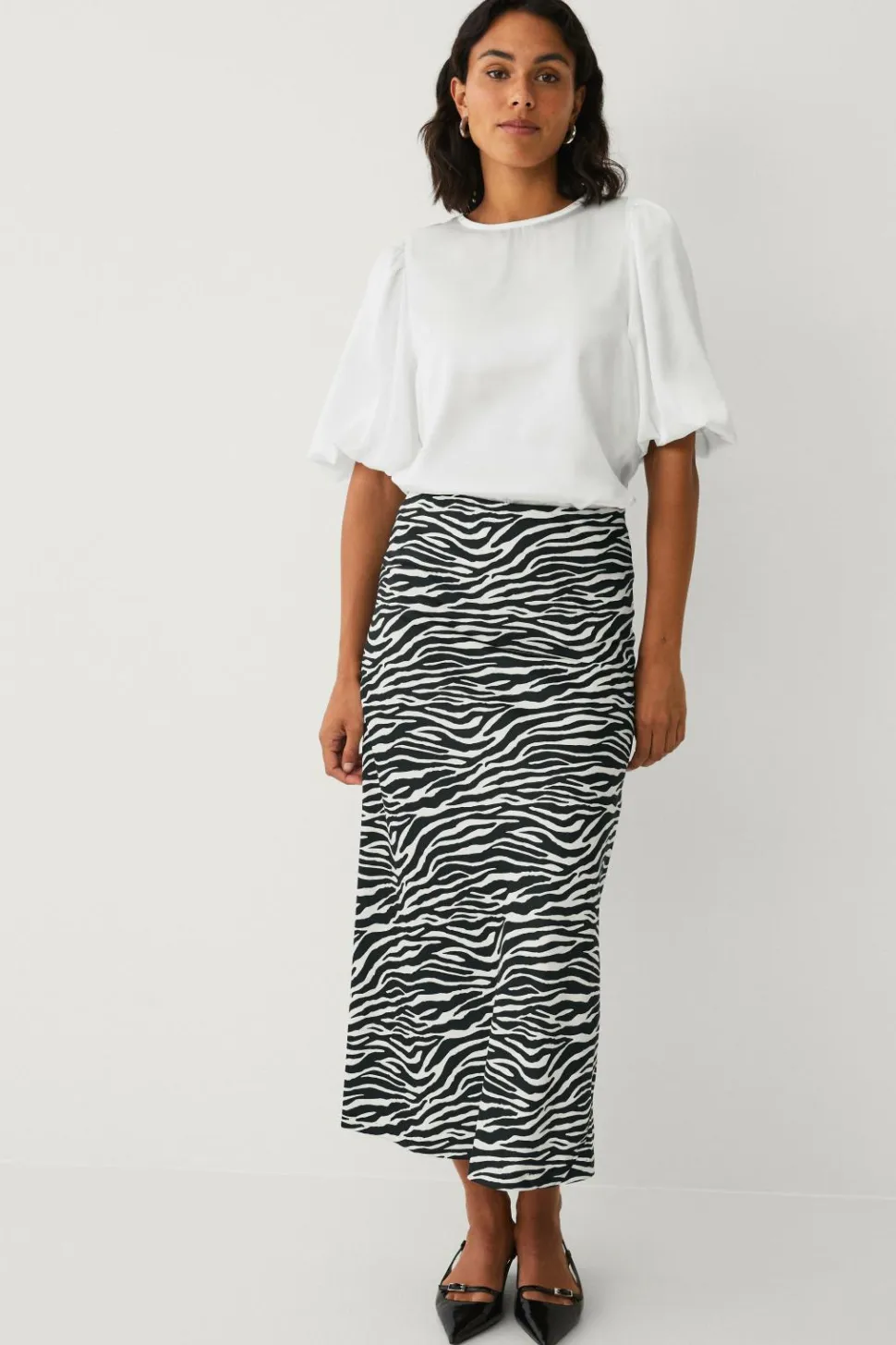 Ellos Collection Bluse i satin