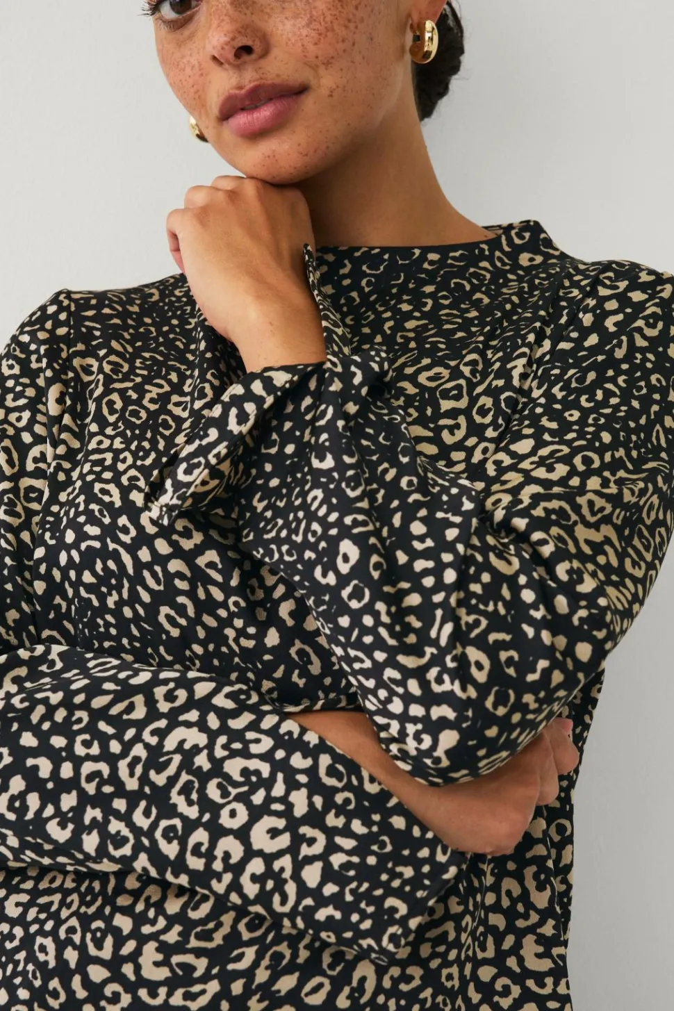 Ellos Collection Bluse i satin