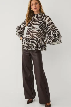 Ellos Collection Bluse med volanter
