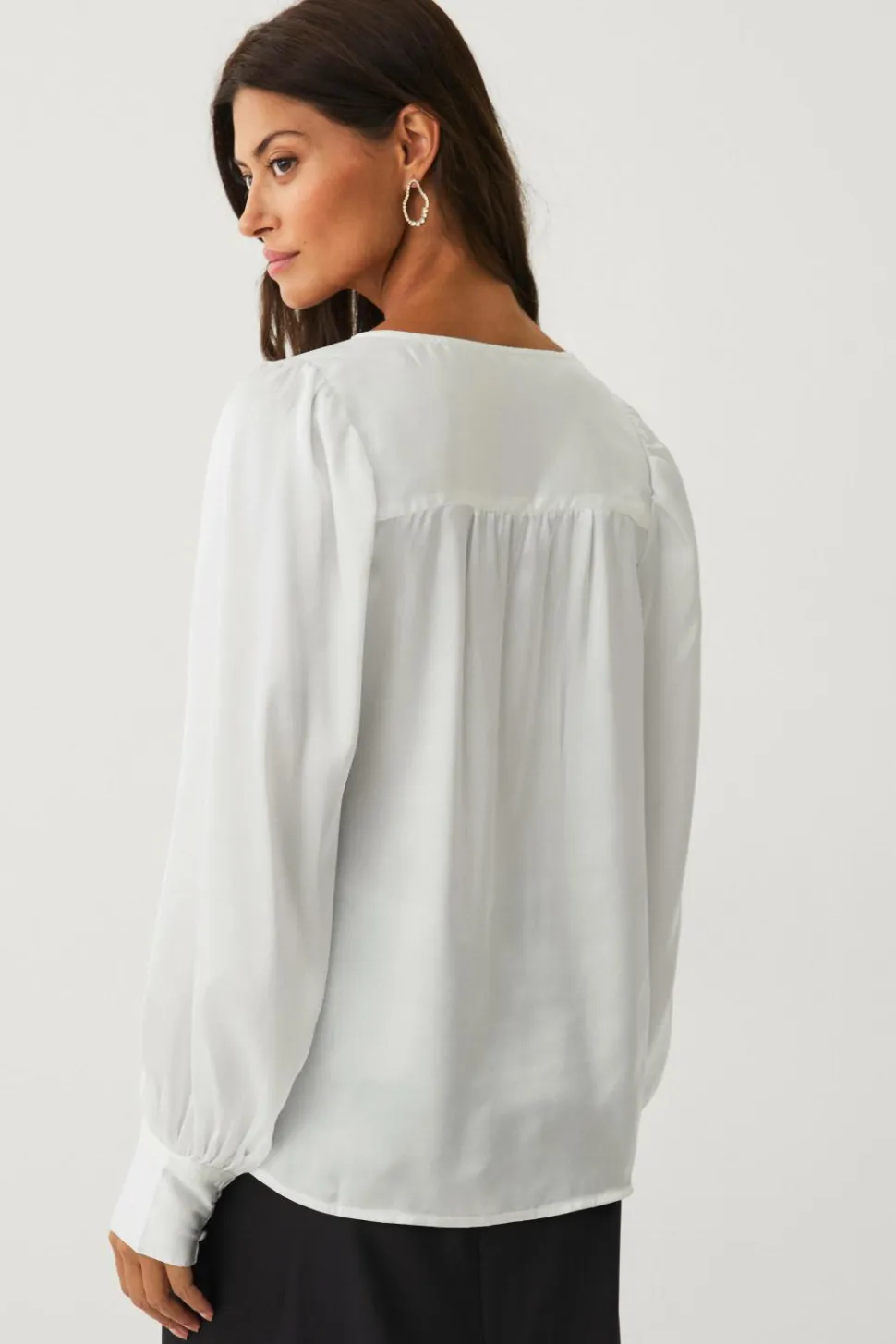 Ellos Collection Bluse i satin
