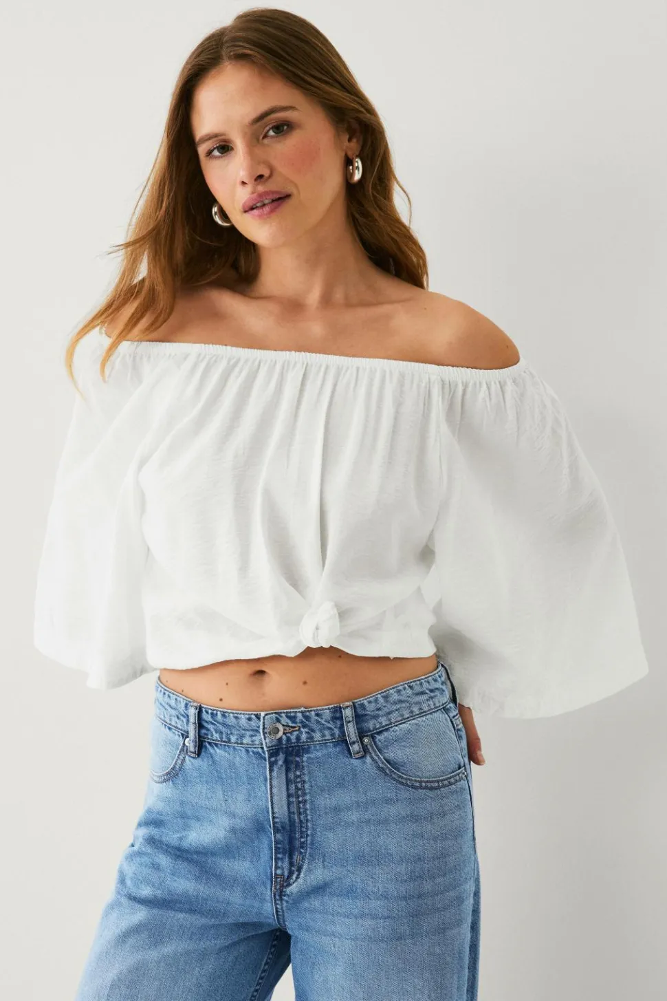 Ellos Collection Bluse uden skuldre