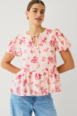 Ellos Collection Bluse med pufærmer