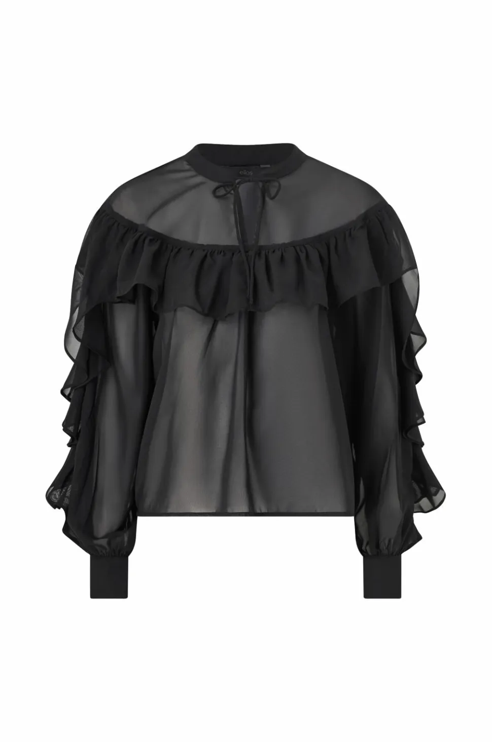 Ellos Collection Bluse med volanter
