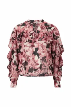 Ellos Collection Bluse med volanter