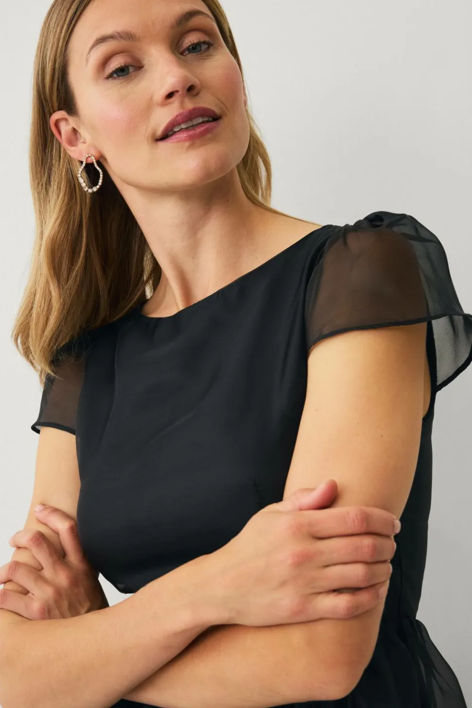 Ellos Collection Bluse med peplum