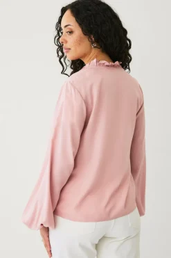 Ellos Collection Bluse med volanter