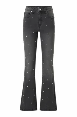 Ellos Collection Bootcut jeans med rhinstene