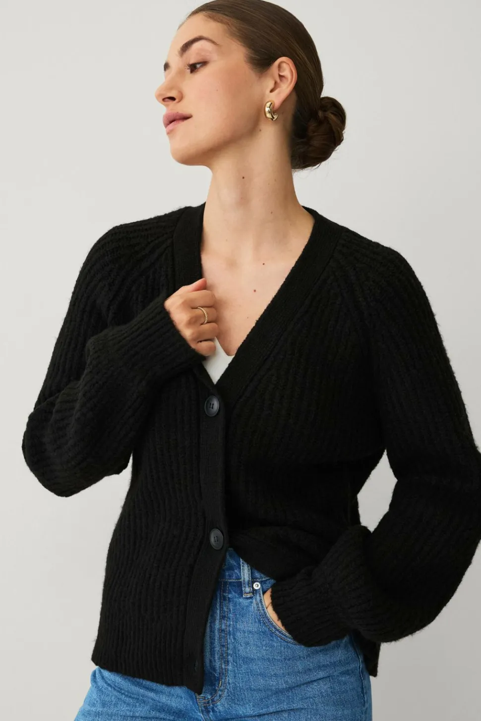 Ellos Collection Cardigan med knapper