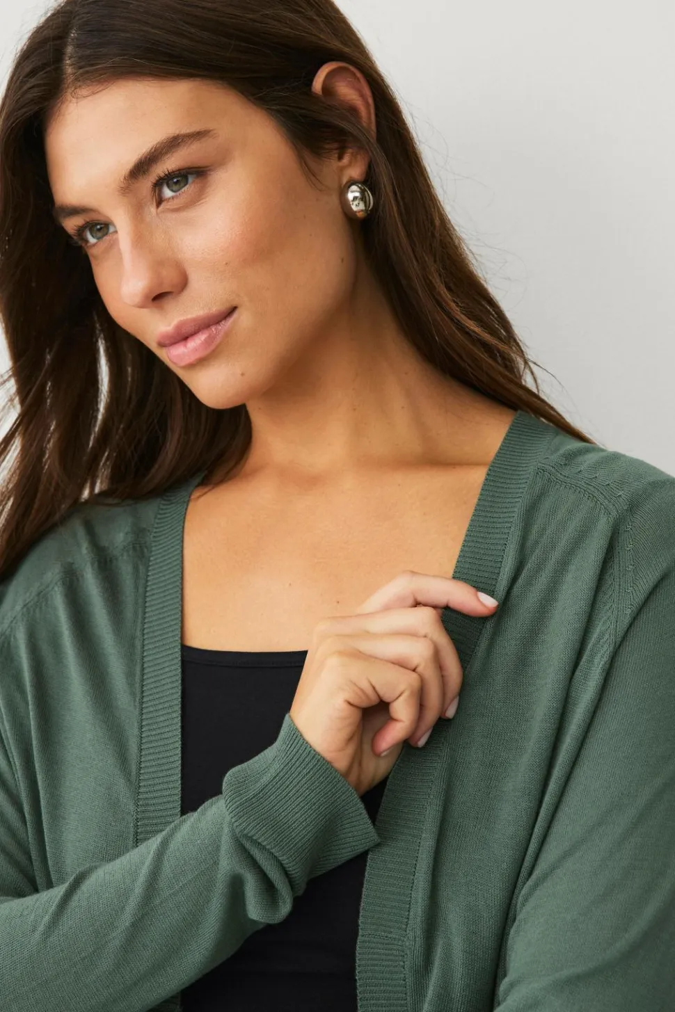 Ellos Collection Fintstrikket cardigan