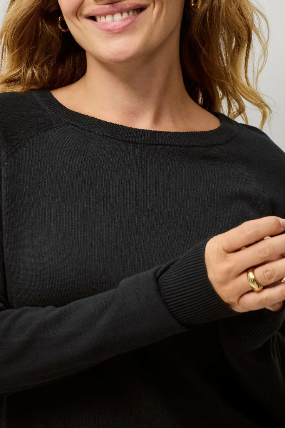 Ellos Collection Fintstrikket Pullover
