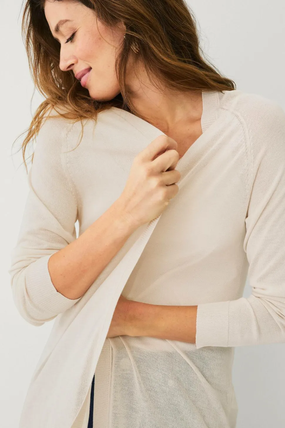 Ellos Collection Fintstrikket cardigan