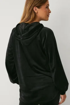 Ellos Collection Hættetrøje i velour