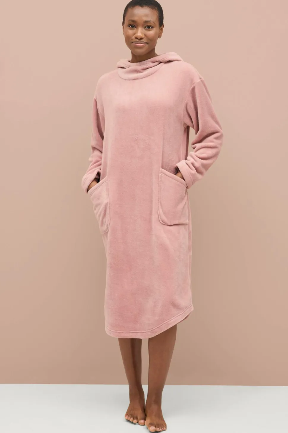 Ellos Collection Hyggelig kjole i fleece