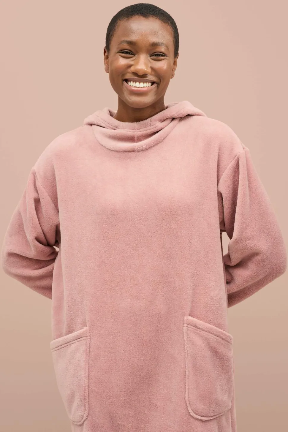 Ellos Collection Hyggelig kjole i fleece