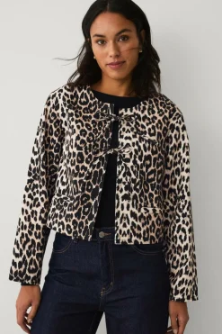 Ellos Collection Jakke med leopardprint