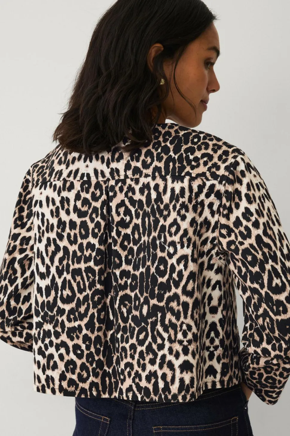 Ellos Collection Jakke med leopardprint