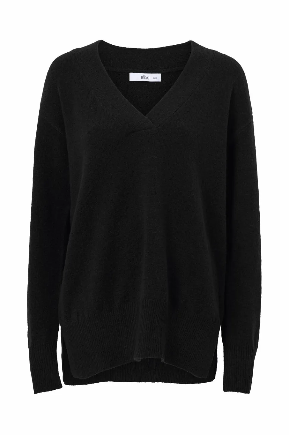 Ellos Collection Jumper i længere model med v-hals