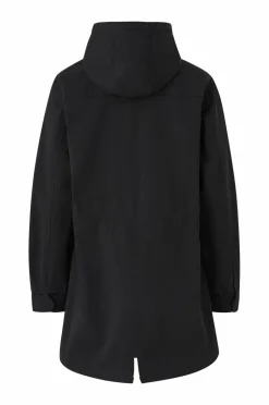 Ellos Collection Lang parka i bomuldstwill