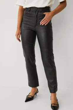 Ellos Collection Læderbukser