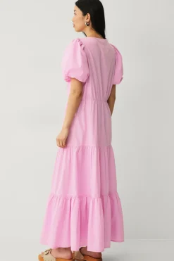 Ellos Collection Maxi kjole med mod