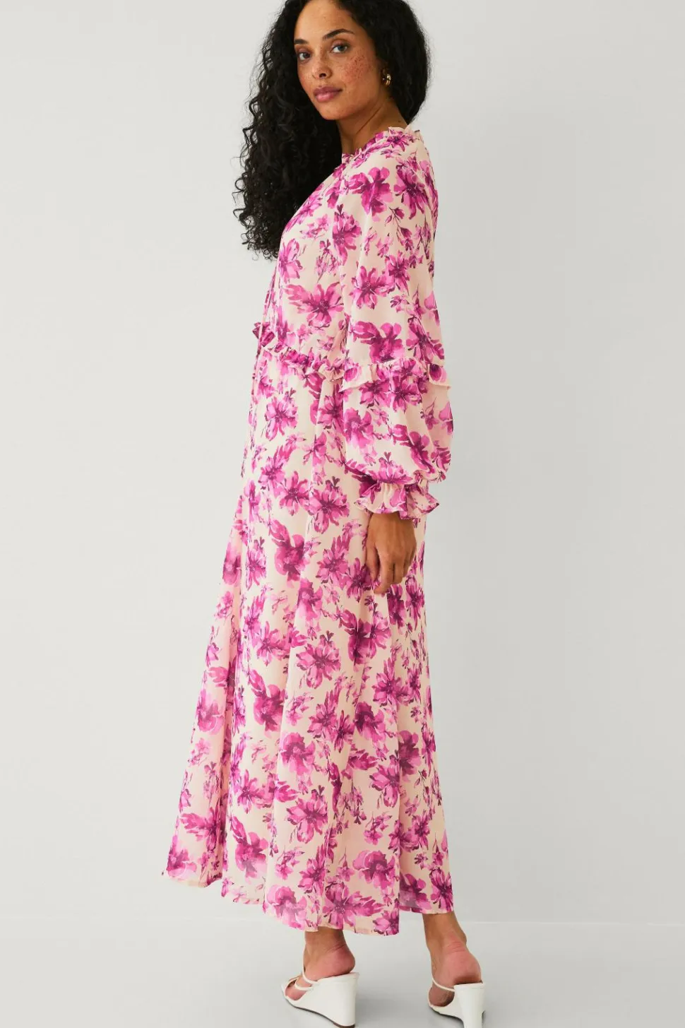 Ellos Collection Maxi kjole i chiffon