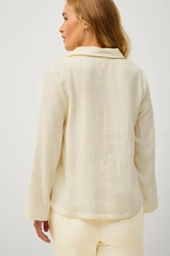 Ellos Collection Mønstervævet pyjamasskjorte