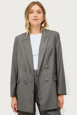 Ellos Collection Oversize habitjakke med dobbelt knaplukning