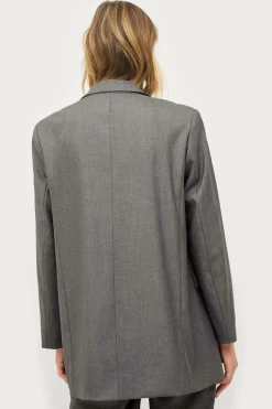 Ellos Collection Oversize habitjakke med dobbelt knaplukning