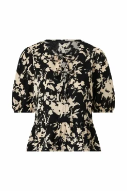 Ellos Collection Peplum-top med bindebånd