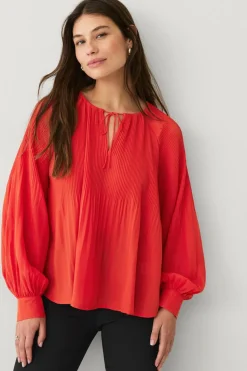 Ellos Collection Plisseret bluse