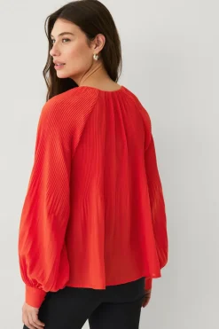 Ellos Collection Plisseret bluse