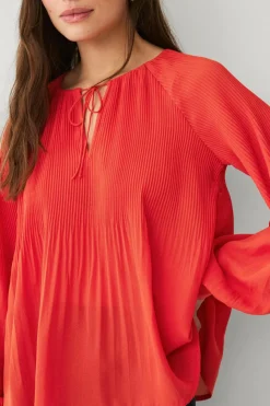 Ellos Collection Plisseret bluse
