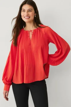 Ellos Collection Plisseret bluse