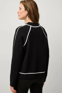 Ellos Collection Pullover med kontrastfarvede detaljer