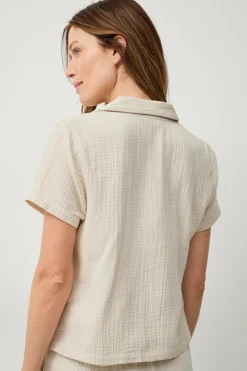 Ellos Collection Pyjamasskjorte i bomuld