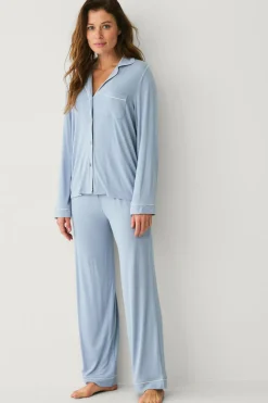 Ellos Collection Pyjamassæt med passepoilkanter