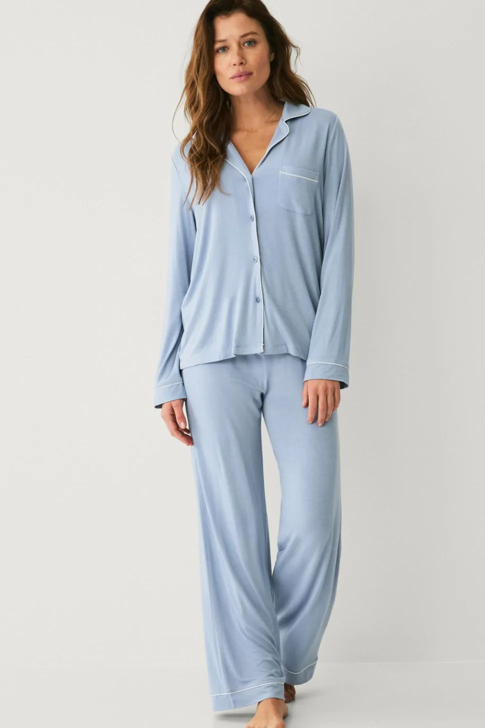 Ellos Collection Pyjamassæt med passepoilkanter
