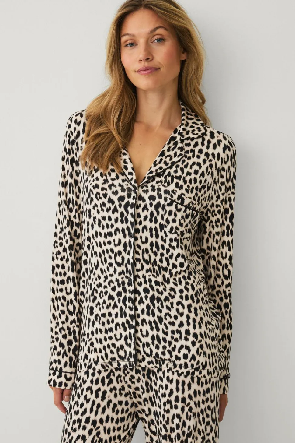 Ellos Collection Pyjamassæt med passepoilkanter