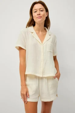 Ellos Collection Pyjamasskjorte i bomuld