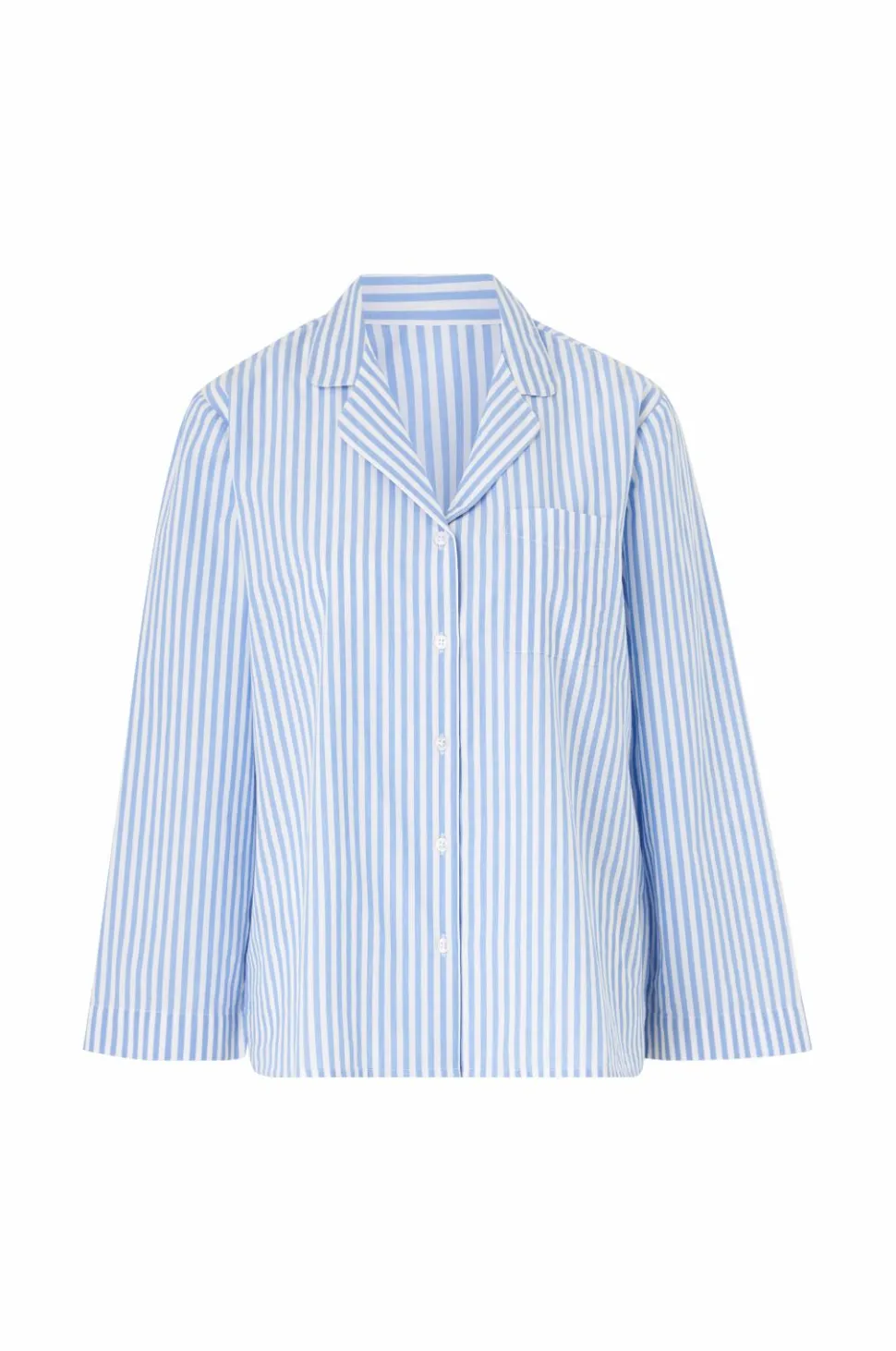 Ellos Collection Pyjamasskjorte med krave og revers