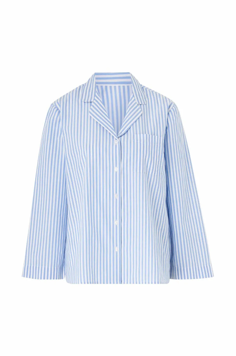 Ellos Collection Pyjamasskjorte med krave og revers