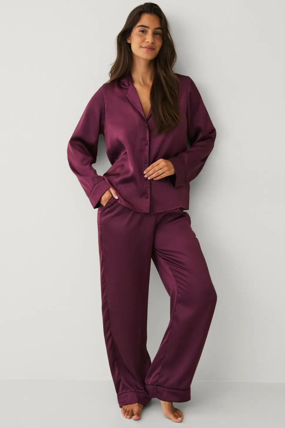 Ellos Collection Pyjamas i satin