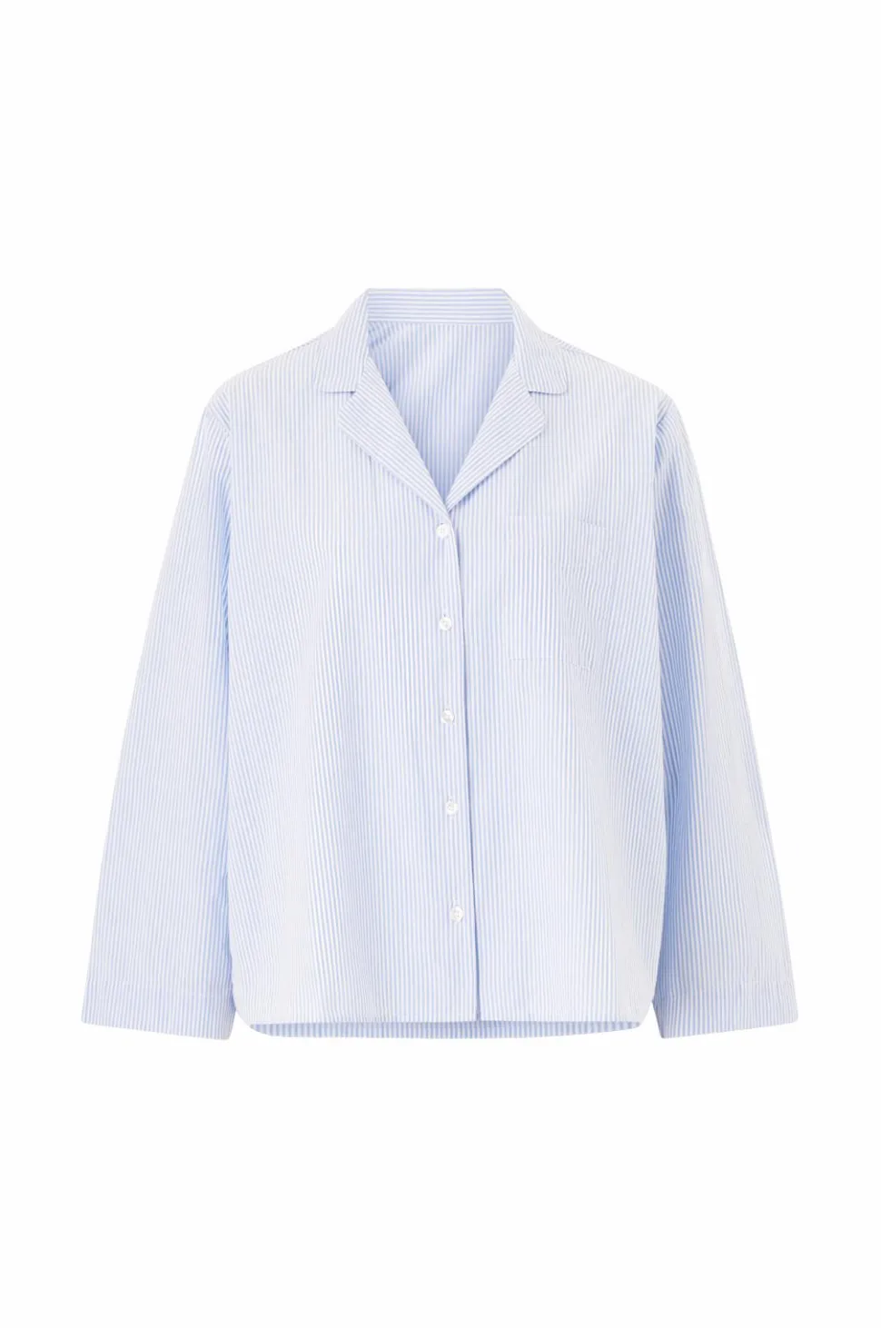 Ellos Collection Pyjamasskjorte med krave og revers
