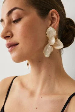 Ellos Collection Øreringe med bladdesign
