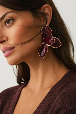 Ellos Collection Øreringe med bladdesign