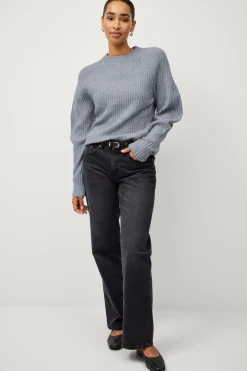 Ellos Collection Ribstrikket Pullover