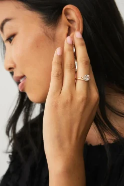 Ellos Collection Ring med aflang sten