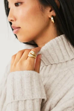 Ellos Collection Ring med glitrende sten