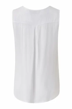 Ellos Collection Ærmeløs bluse i viskose